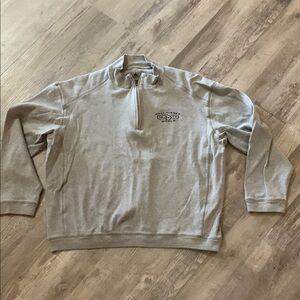 Men's Gray Walt Disney World Quarter-Zip Sweater